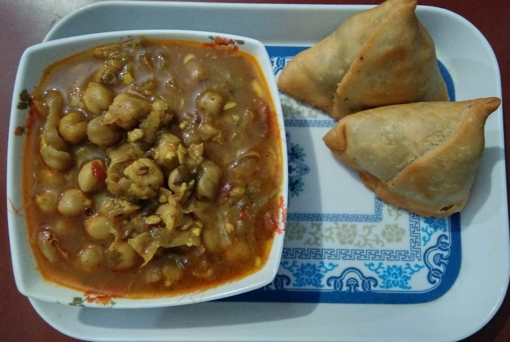 chola samosa recipe