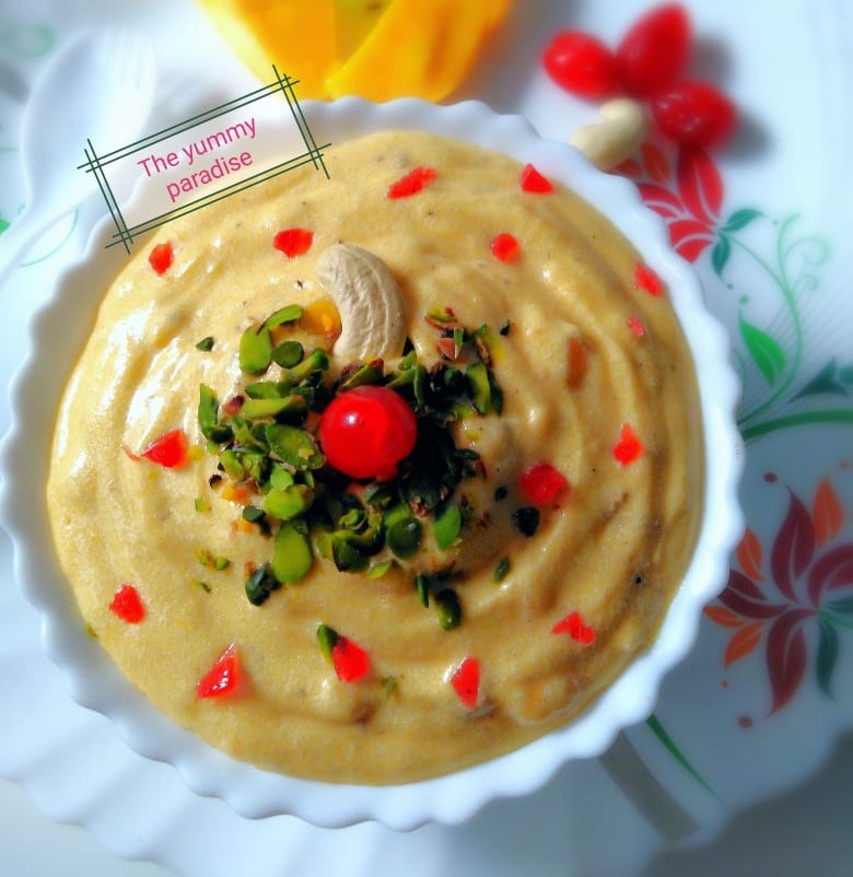 mix fruit shrikhand recipe