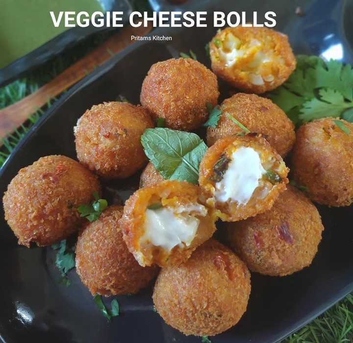 veggie cheese balls recipe